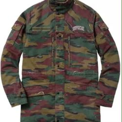 Supreme Infantry Jacket Coat Jigsaw Camouflage Size Medium