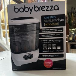 NEW!!! Baby Brezza Advanced One-Step Baby Bottle Sterilizing Dryer