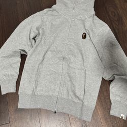 Full Zip Grey Bape Jacket