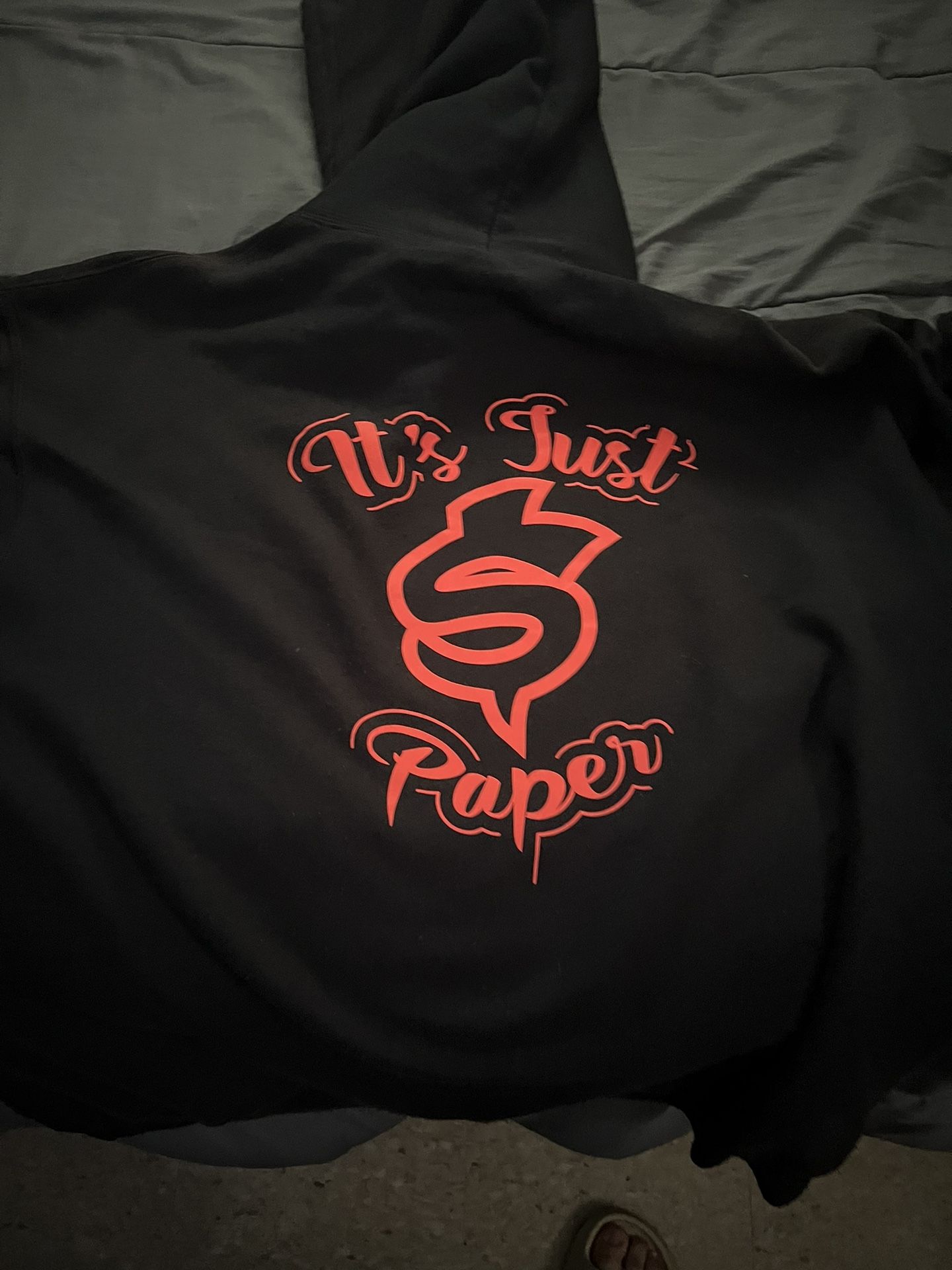 Ondagas Hoodie It’s Just Paper Size Xl