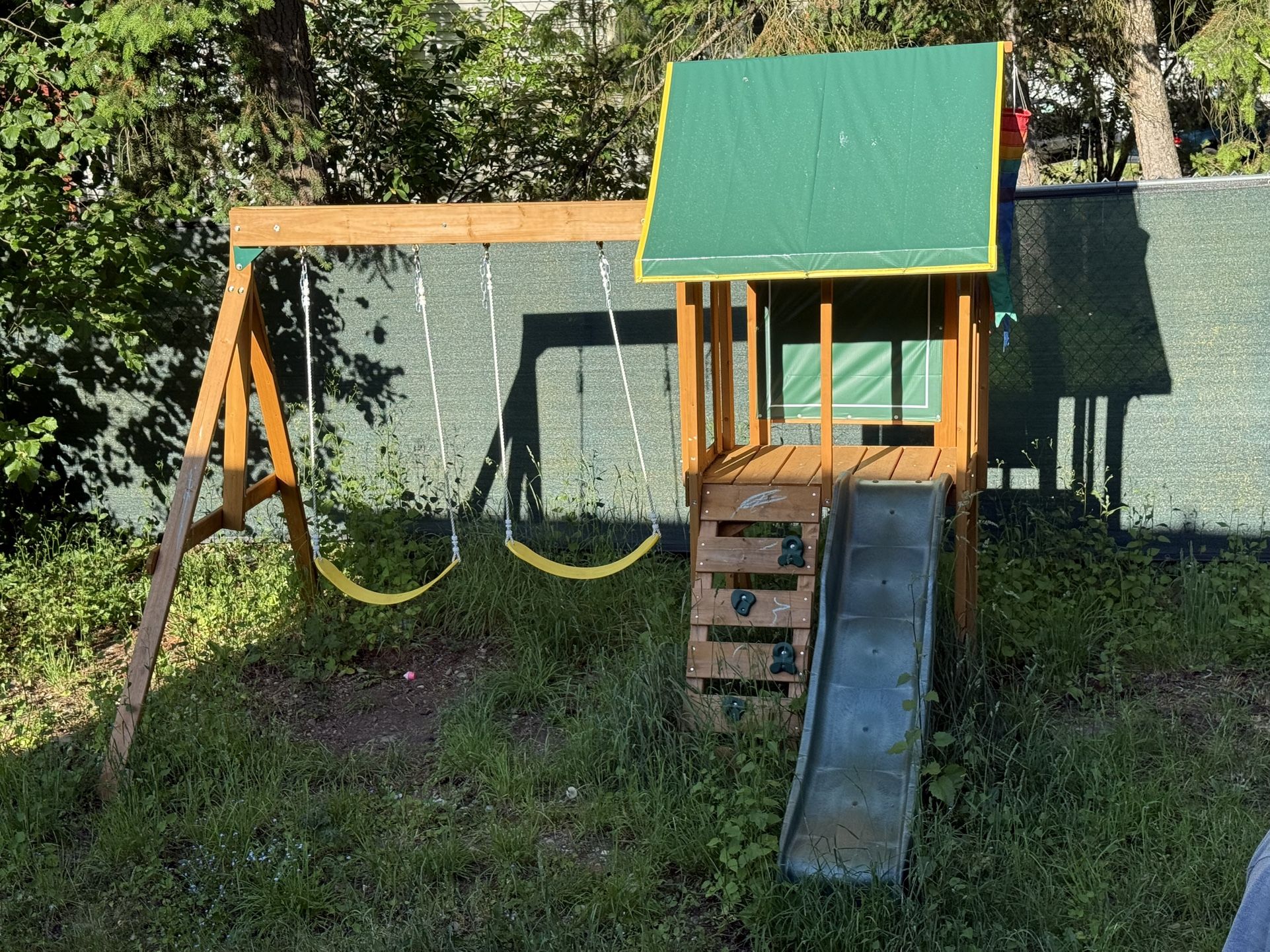 Children’s Play set With Swing And Slide 