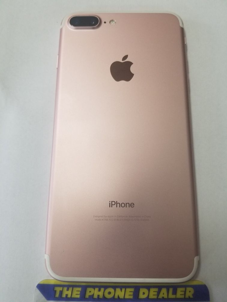 unlocked iPhone 7 Plus 128g Rose Gold excellent condition