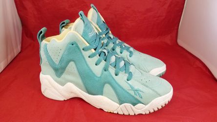 REEBOK KAMIKASE LI TEAL MAN SUEDE SNEAKERS SHOES SIZE 9.5 /EUR42.5 M40341