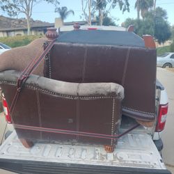 Three-piece Sofa Loveseat And Chair Very Comfortable And Free