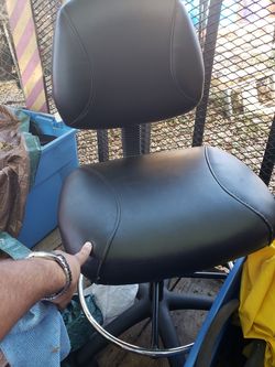 Bar stool leather high chair