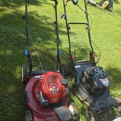 Both are self-propelled, and work very well. The price of one of them is 190.