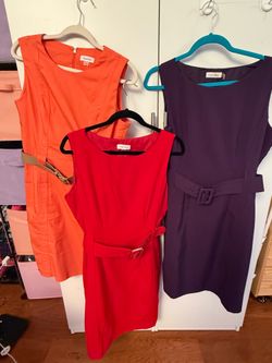 👗 Calvin Klein Sleeveless Dresses – Size 12 – $10 each OBO / Bundle Available