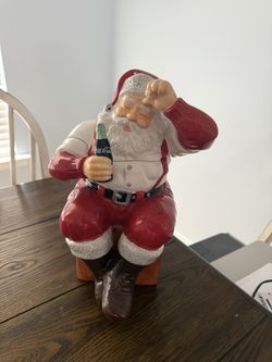 Vintage Coca Cola Santa Cookie Jar 