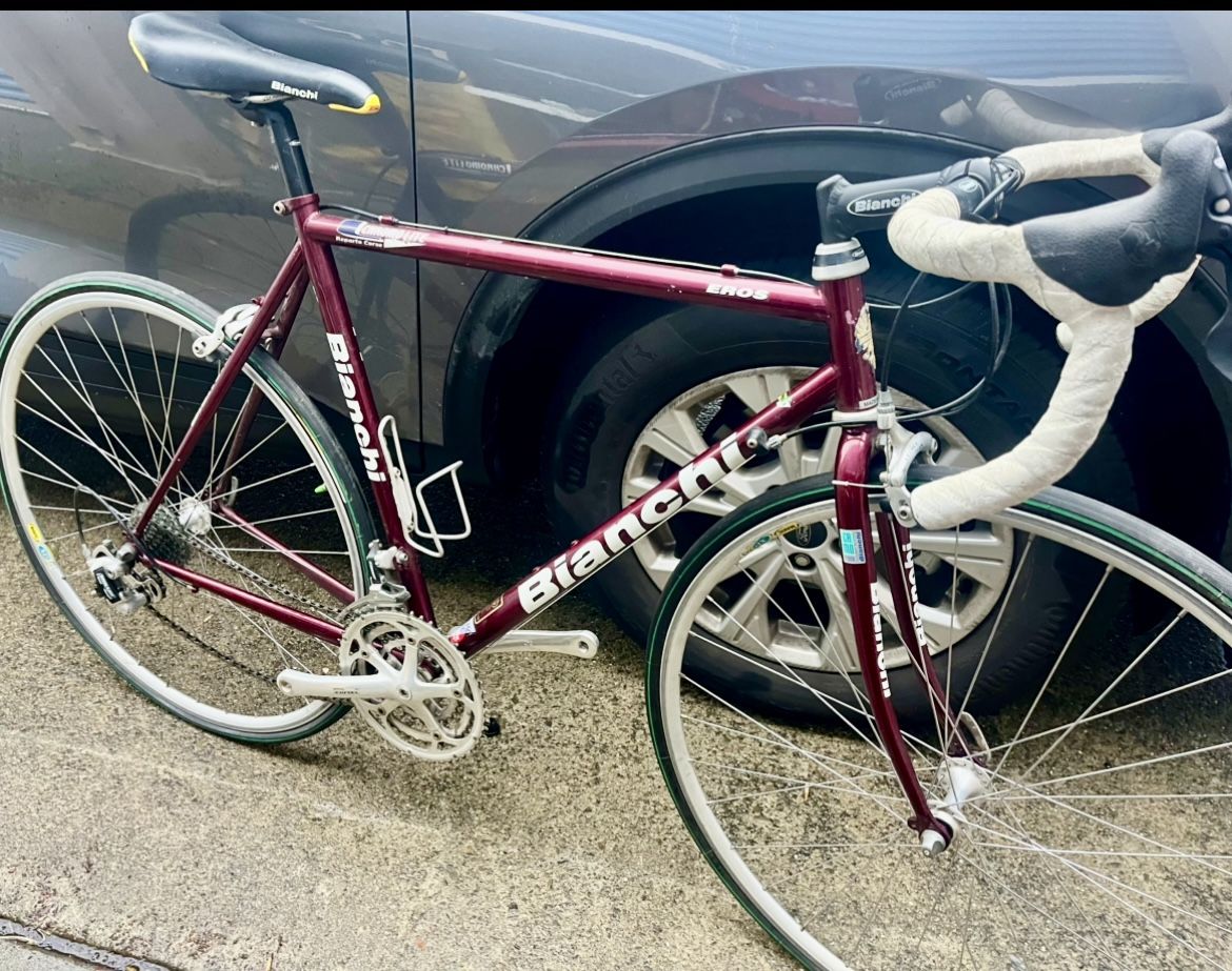 Red 56cm Bianchi Bike