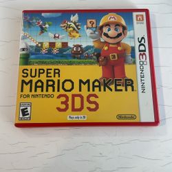 Super Mario Maker For Nintendo 3DS CIB