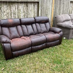3 Seater Electrical Recliner Leather