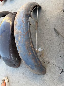 Old Harley fender