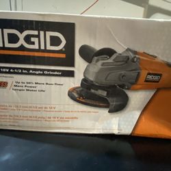 Ridgid Brushless, 18 V Angle Grinder  