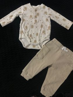 Baby Bodysuit and Pants 2-Piece Set