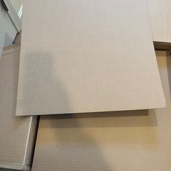 Corrugated Cardboard Sheets 20”x20”- (1/8” Thick)