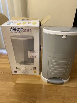 Dekor classic step drop diapers pail disposal