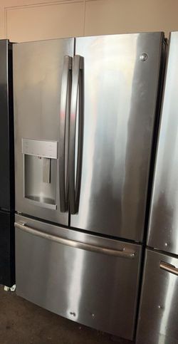 GE  3 Door Stainless Steel Refrigerator Fridge
