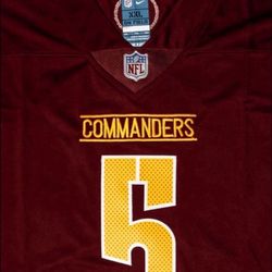 Jayden Daniels Nike Jerseys Washington Commanders Burgundy Player Game Jerseys Stitched Mens Small To 3x 