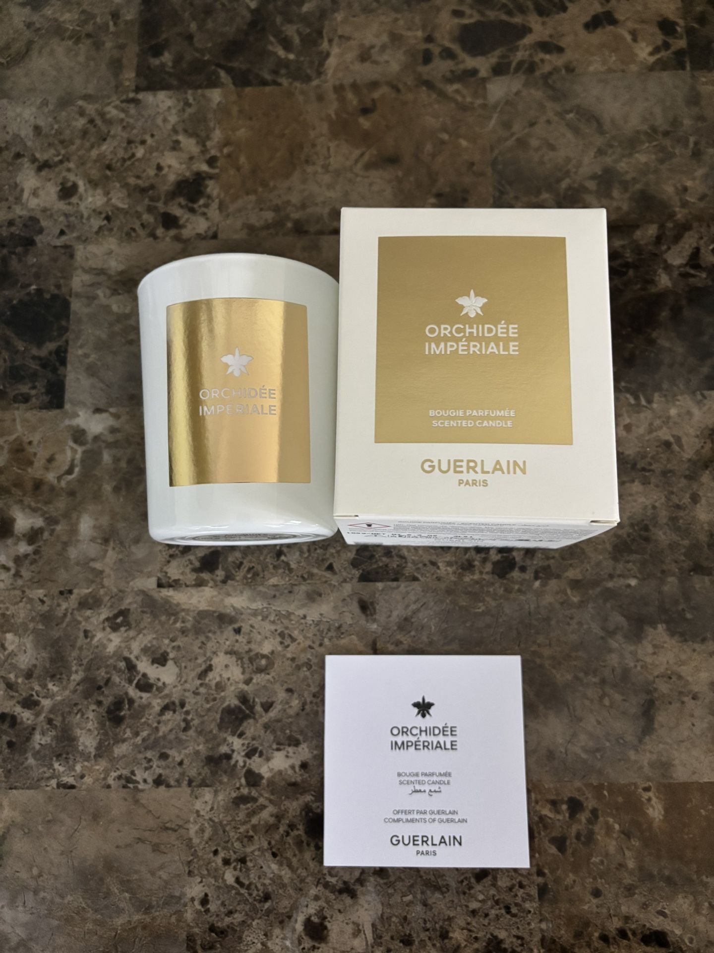 GUERLAIN PARIS ORCHIDEE IMPERIALE SCENTED CANDLE 6.3 oz Home Decor Beauty New