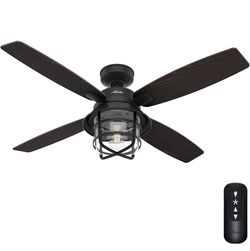 Hunter ceiling  fan w remote