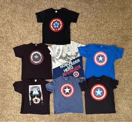 Captain America T-Shirts  size Extra Large $90 - Playeras del Capitán América talla XL $90