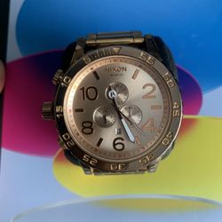 Nixon Watch Rose Gold 51-30 Chrono 