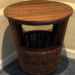 Unique Wood Coffee/Side Table with Storage