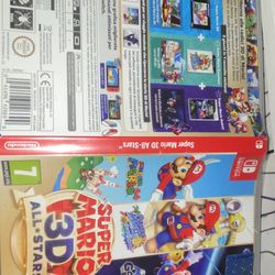 Nintendo switch games for sell