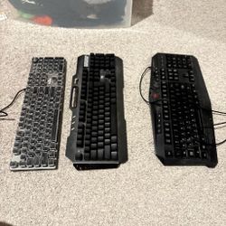 3 gaming computer keyboards