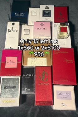 Perfumes 1x$60 o 2x$100