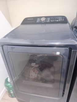 Samsung Front-Load Dryer Dark Gray