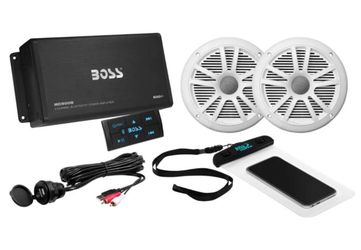 Boss Audio Systems ASK902B.6 500-watt Bluetooth amplifier and marine speaker