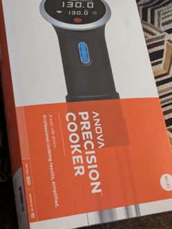Brand new inbox anova precision cooker there's no price on $100 selling it for $4o