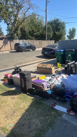 TVs / toys / clothes / entertainment center