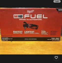 Milwaukee M18 FUEL Hole Hawg 1/2 in Right Angle Drill Tool Only 2807-20