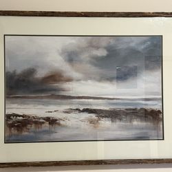 Nature seascape with clouds