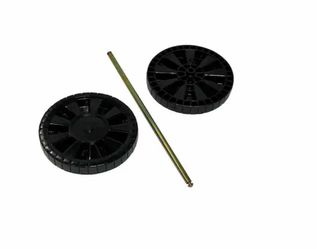 Replacement Wheel Kit for 96 Gallon Two Wheel Trash Can