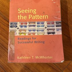 Seeing The Pattern Readings For Successful Writing $20 Obo