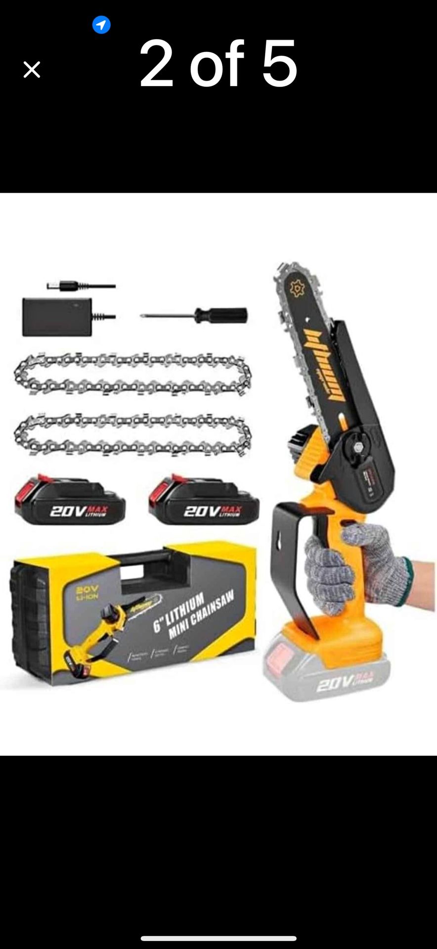 Mini Chain Saw 6” Blade New Nueva