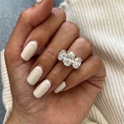 5.17 TCW Center 2.55CT Engagement Ring