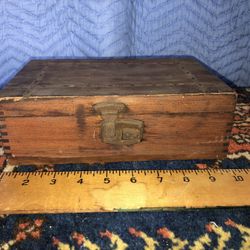 Antique Hand Made Wood Box 