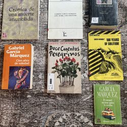 Gabriel Garcia Marquez Writer Cien Años De Soledad set lot books
