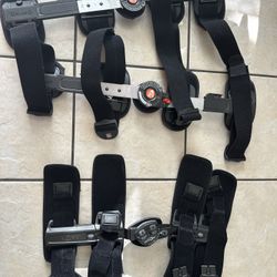 Breg T Scope Premier Post Op Locking ROM Knee Brace Universal Left/Right and DonJoy Trom Advance Knee Brace - One Size Fits Most 