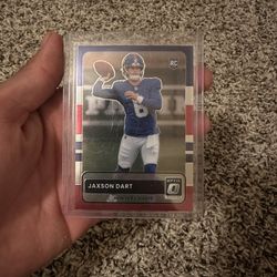 2025 Donruss Optic Jaxson Dart Red White & Blue (rc)
