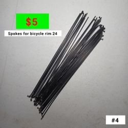 spokes for bicycle rim 24 / Bicycle/ Bicicleta Rim 24