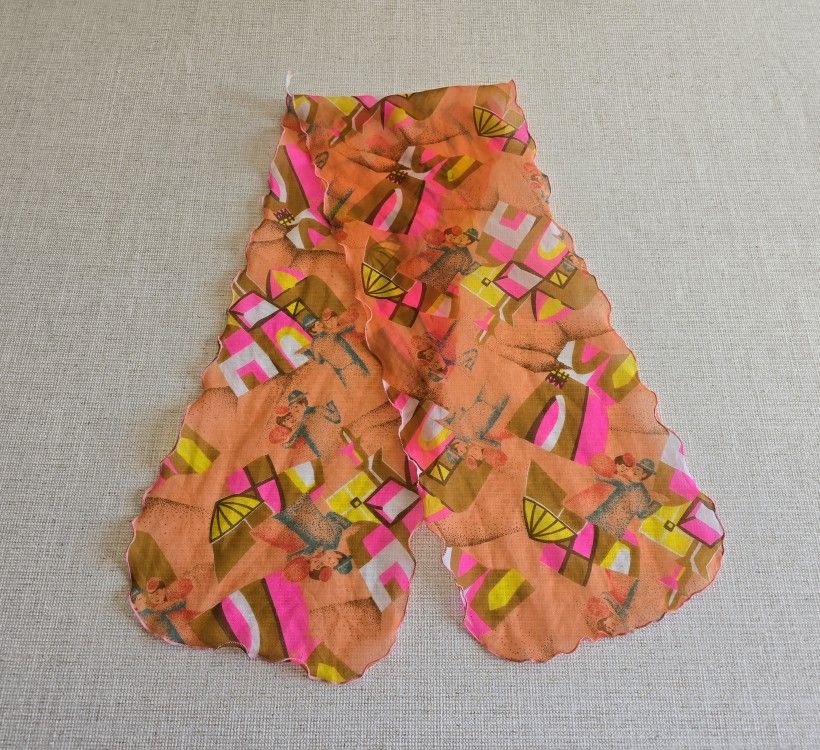 Vintage Scarf Multicolored Accessories