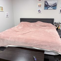 King Size Bed + Mattress