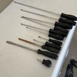 snap On Tool Screwdriver And Phillips. 6 Pc