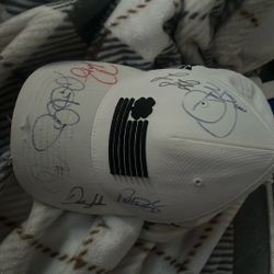 Hat With Golf Signatures