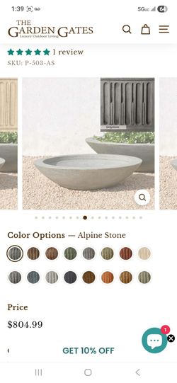 Planters , campania zen concrete planters